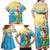 Christmas In Hawaii Family Matching Off Shoulder Maxi Dress and Hawaiian Shirt Tis The Sea Sun