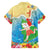 Christmas In Hawaii Family Matching Off Shoulder Short Dress and Hawaiian Shirt Tis The Sea Sun