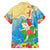 Christmas In Hawaii Family Matching Short Sleeve Bodycon Dress and Hawaiian Shirt Tis The Sea Sun