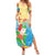 Christmas In Hawaii Family Matching Summer Maxi Dress and Hawaiian Shirt Tis The Sea Sun