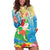 Christmas In Hawaii Hoodie Dress Tis The Sea Sun