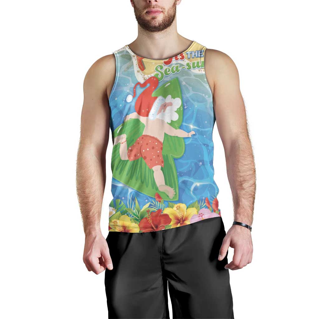 Christmas In Hawaii Men Tank Top Tis The Sea Sun