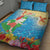 Christmas In Hawaii Quilt Bed Set Tis The Sea Sun