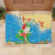 Christmas In Hawaii Rubber Doormat Tis The Sea Sun