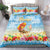 Hawaii Funny Thanksgiving Bedding Set Thankful From The Beach