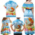 Personalised Hawaii Funny Thanksgiving Family Matching Off Shoulder Maxi Dress and Hawaiian Shirt Thankful From The Beach