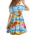 Personalised Hawaii Funny Thanksgiving Family Matching Off Shoulder Short Dress and Hawaiian Shirt Thankful From The Beach