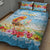 Hawaii Funny Thanksgiving Quilt Bed Set Thankful From The Beach