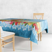 Hawaii Funny Thanksgiving Tablecloth Thankful From The Beach LT05 - Polynesian Pride