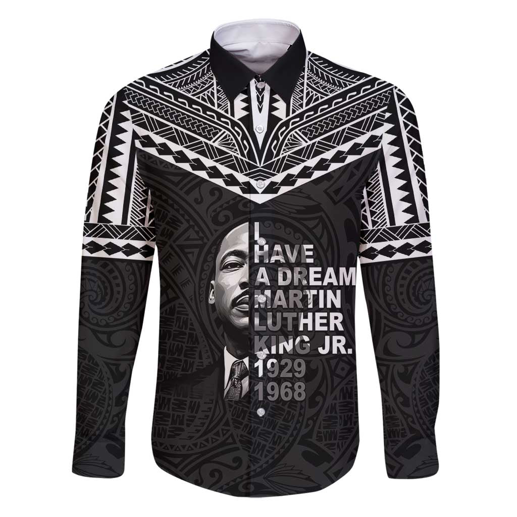 American Samoa MLK Day Family Matching Puletasi and Hawaiian Shirt Polynesian Style