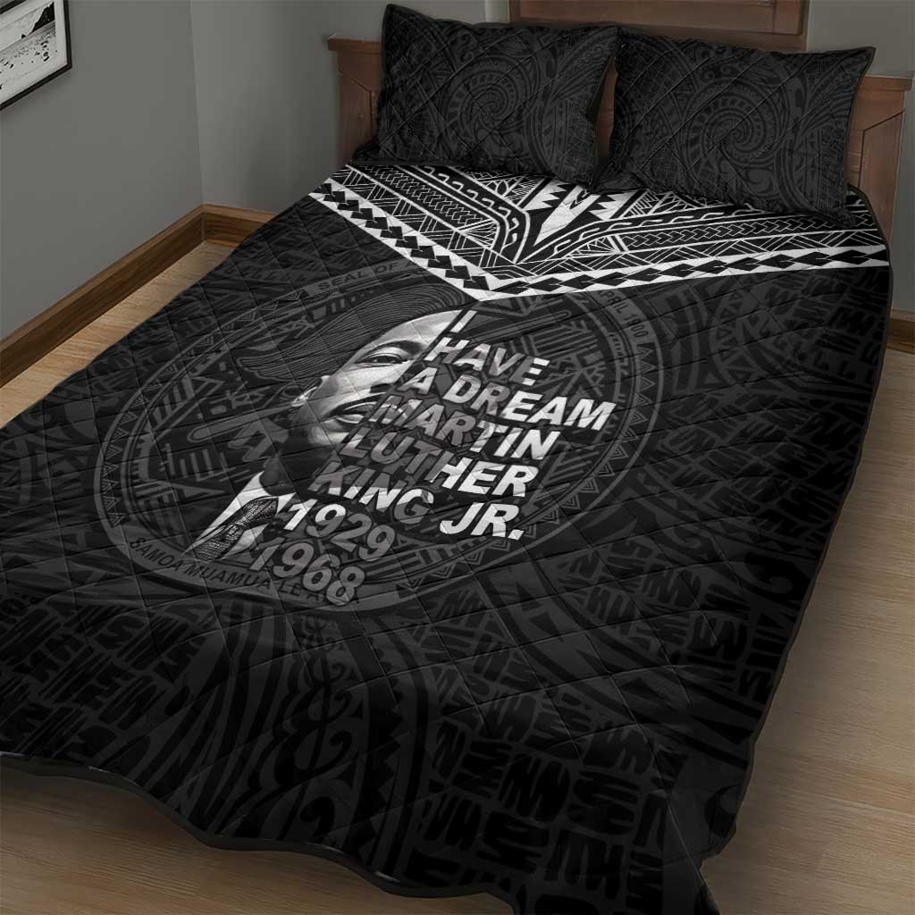 American Samoa MLK Day Quilt Bed Set Polynesian Style