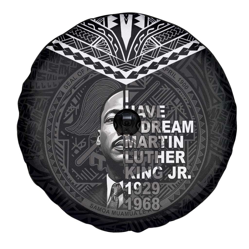 American Samoa MLK Day Spare Tire Cover Polynesian Style