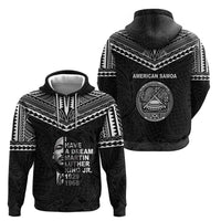 American Samoa MLK Day Zip Hoodie Polynesian Style