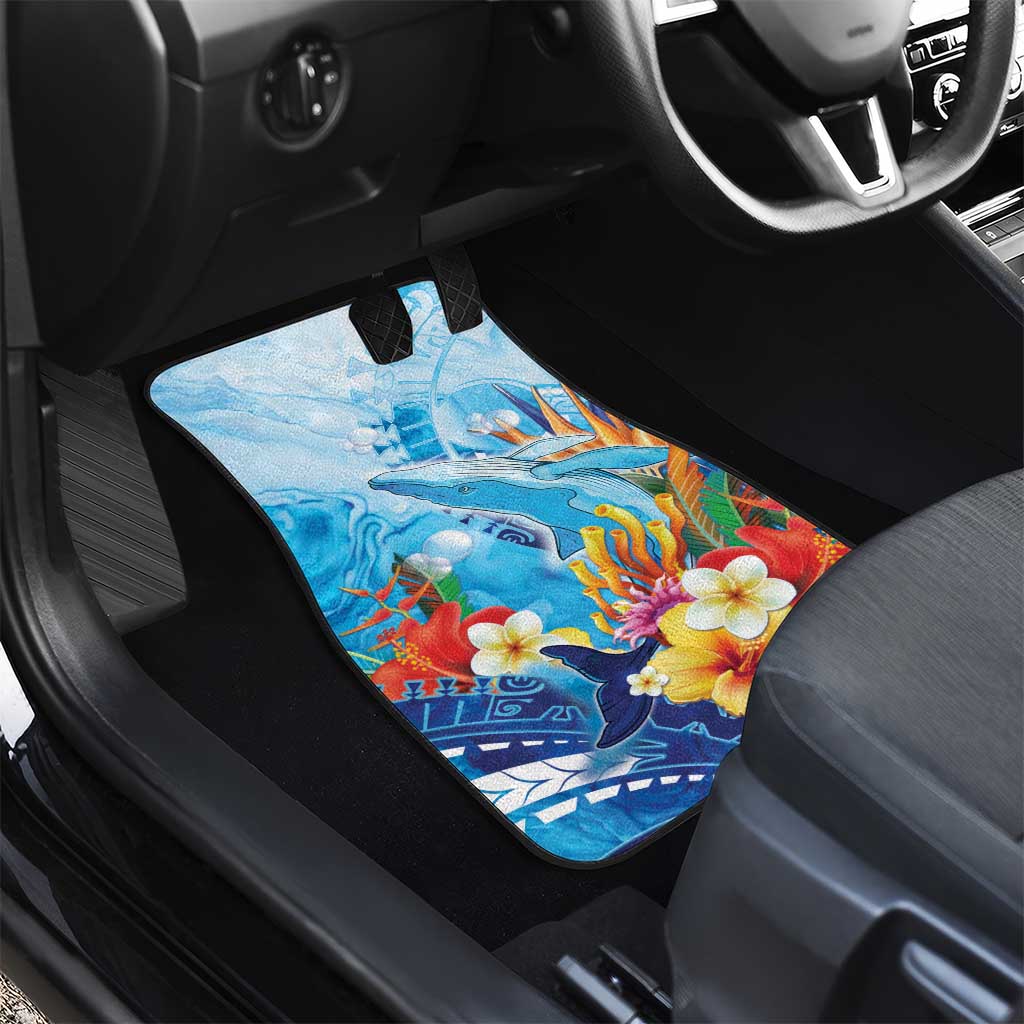Polynesia Humpback Whale Car Mats Ocean Style LT05 - Polynesian Pride