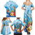 Polynesia Humpback Whale Family Matching Summer Maxi Dress and Hawaiian Shirt Ocean Style