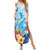 Polynesia Humpback Whale Family Matching Summer Maxi Dress and Hawaiian Shirt Ocean Style