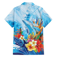 Polynesia Humpback Whale Family Matching Tank Maxi Dress and Hawaiian Shirt Ocean Style LT05 - Polynesian Pride
