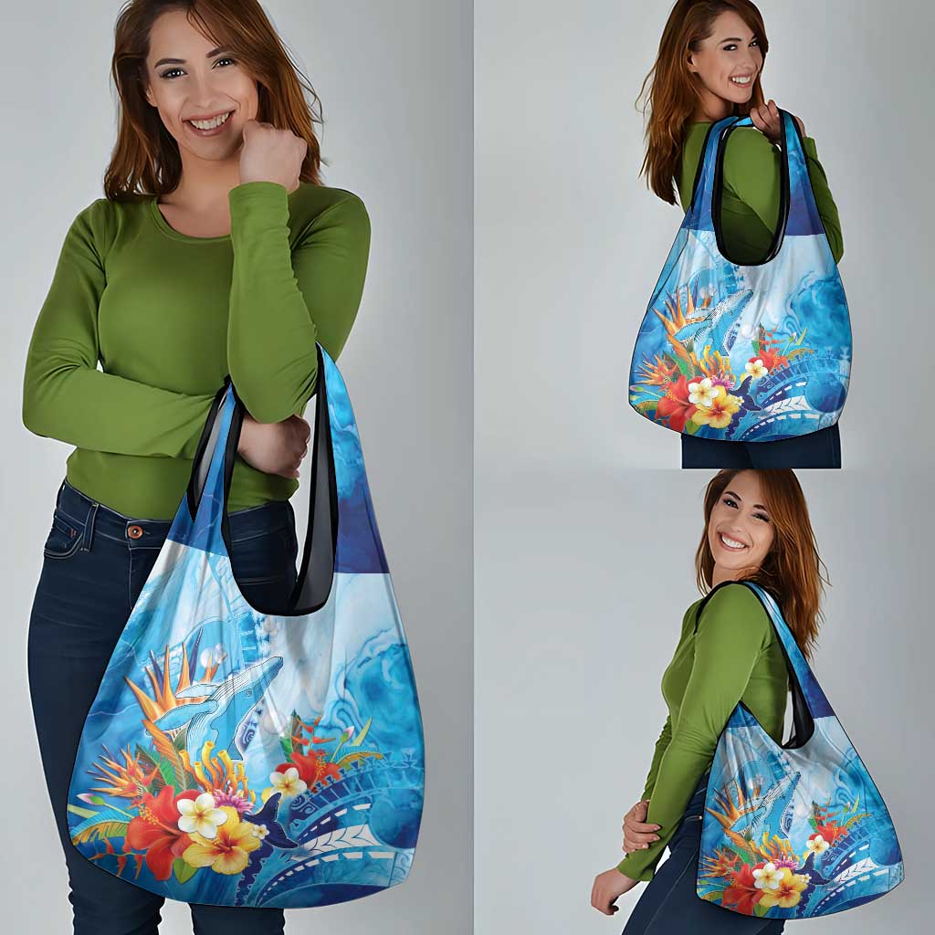 Polynesia Humpback Whale Grocery Bag Ocean Style LT05 - Polynesian Pride