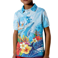 Polynesia Humpback Whale Kid Polo Shirt Ocean Style