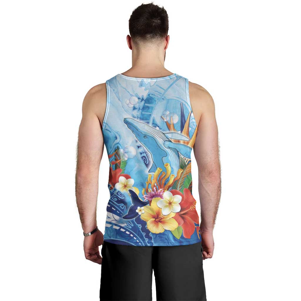 Polynesia Humpback Whale Men Tank Top Ocean Style