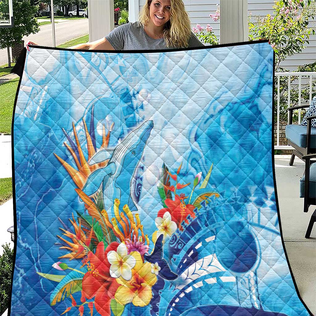 Polynesia Humpback Whale Quilt Ocean Style