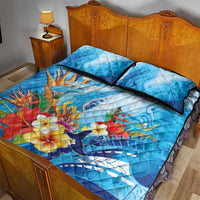 Polynesia Humpback Whale Quilt Bed Set Ocean Style LT05 - Polynesian Pride