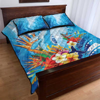 Polynesia Humpback Whale Quilt Bed Set Ocean Style LT05 - Polynesian Pride