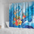 Polynesia Humpback Whale Shower Curtain Ocean Style