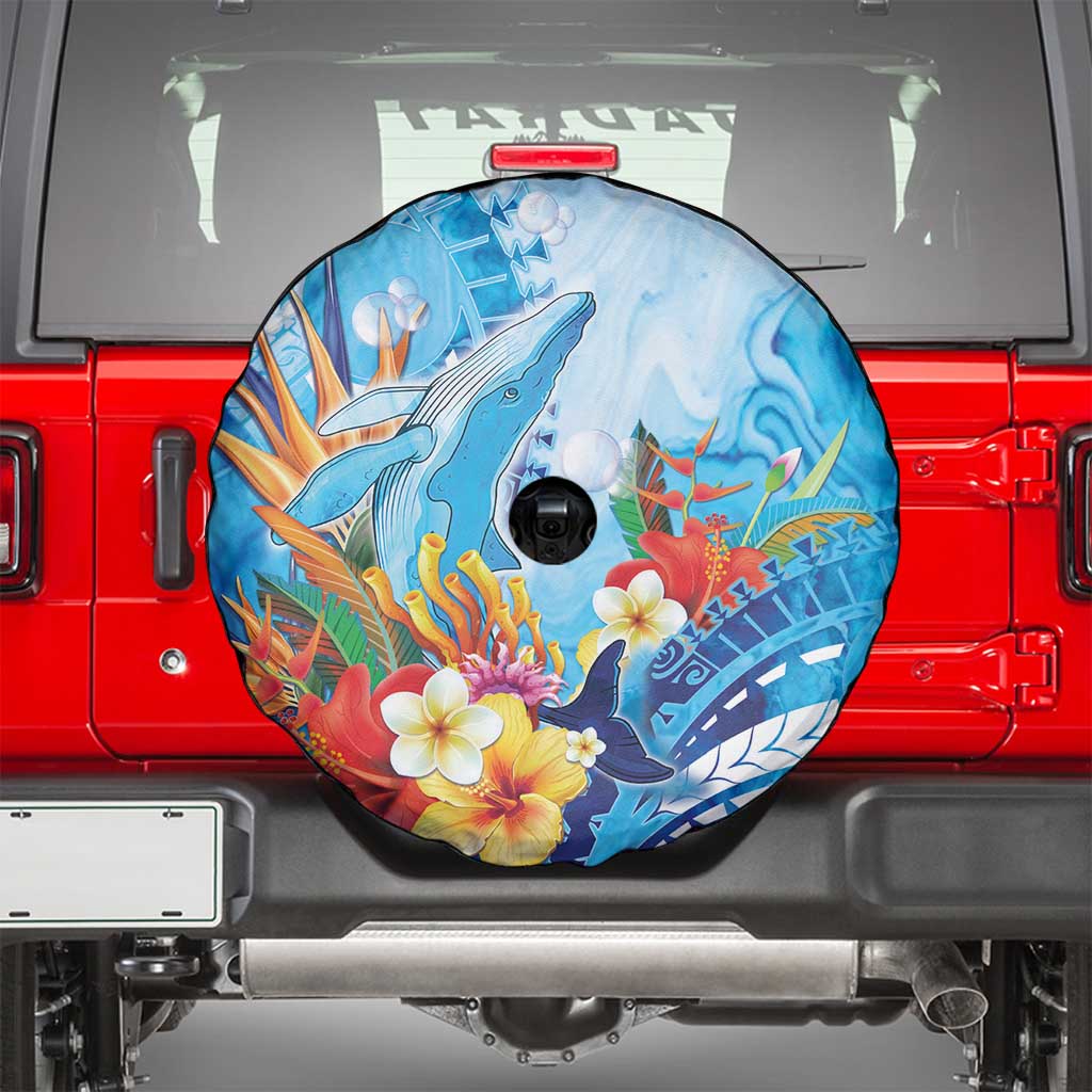 Polynesia Humpback Whale Spare Tire Cover Ocean Style LT05 - Polynesian Pride
