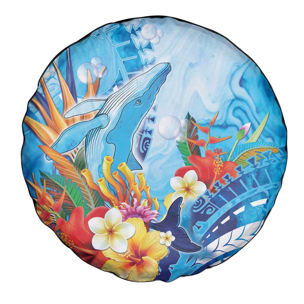 Polynesia Humpback Whale Spare Tire Cover Ocean Style LT05 - Polynesian Pride