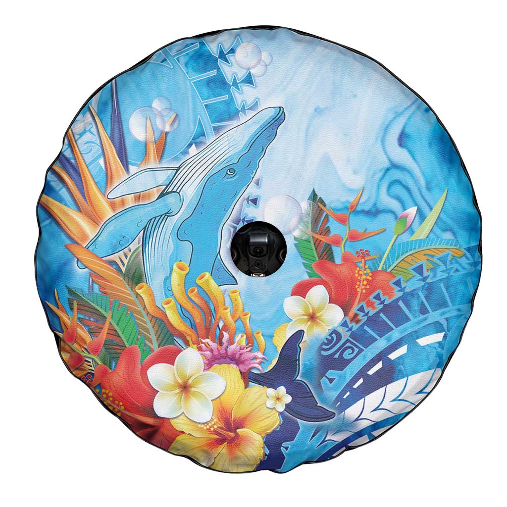 Polynesia Humpback Whale Spare Tire Cover Ocean Style LT05 - Polynesian Pride