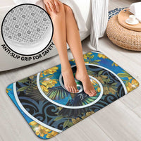 New Zealand Tui Bird Bathroom Set Maori Koru With Kowhai Flowers LT05 - Polynesian Pride
