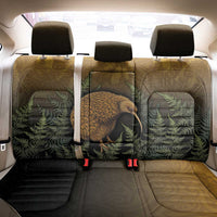 New Zealand Kiwi Bird Back Car Seat Cover Silver Fern Mix Maori Pattern LT05 - Polynesian Pride