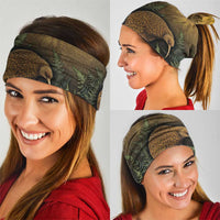 New Zealand Kiwi Bird Neck Gaiter Silver Fern Mix Maori Pattern LT05 - Polynesian Pride
