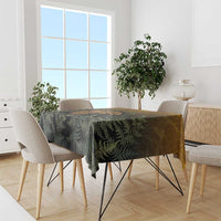 New Zealand Kiwi Bird Tablecloth Silver Fern Mix Maori Pattern LT05 - Polynesian Pride