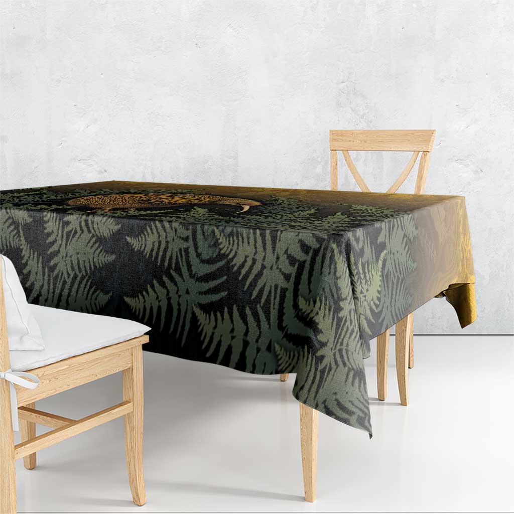 New Zealand Kiwi Bird Tablecloth Silver Fern Mix Maori Pattern LT05 - Polynesian Pride