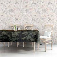 New Zealand Kiwi Bird Tablecloth Silver Fern Mix Maori Pattern LT05 - Polynesian Pride
