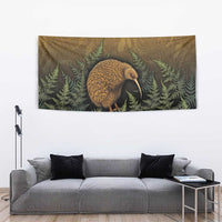 New Zealand Kiwi Bird Tapestry Silver Fern Mix Maori Pattern