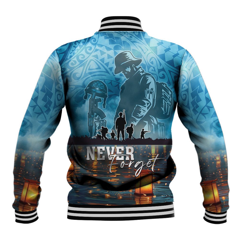 Hawaii Memorial Day Lantern Floating Baseball Jacket Always In Our Hearts LT05 - Polynesian Pride