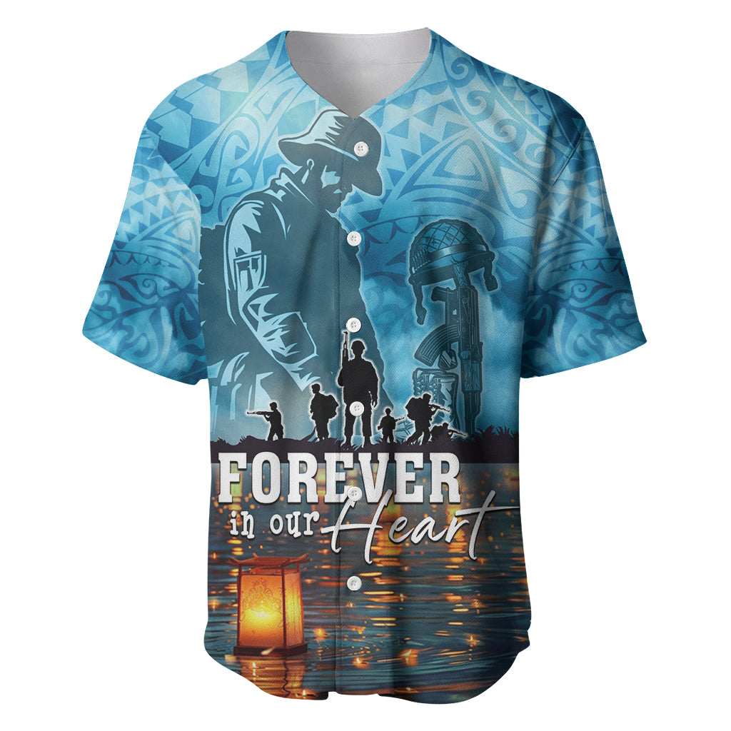 Hawaii Memorial Day Lantern Floating Baseball Jersey Always In Our Hearts