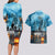 Hawaii Memorial Day Lantern Floating Couples Matching Long Sleeve Bodycon Dress and Hawaiian Shirt Always In Our Hearts