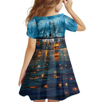 Hawaii Memorial Day Lantern Floating Family Matching Off Shoulder Short Dress and Hawaiian Shirt Always In Our Hearts LT05 - Polynesian Pride