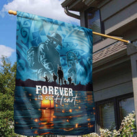 Hawaii Memorial Day Lantern Floating Garden Flag Always In Our Hearts LT05 - Polynesian Pride
