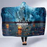 Hawaii Memorial Day Lantern Floating Hooded Blanket Always In Our Hearts LT05 - Polynesian Pride