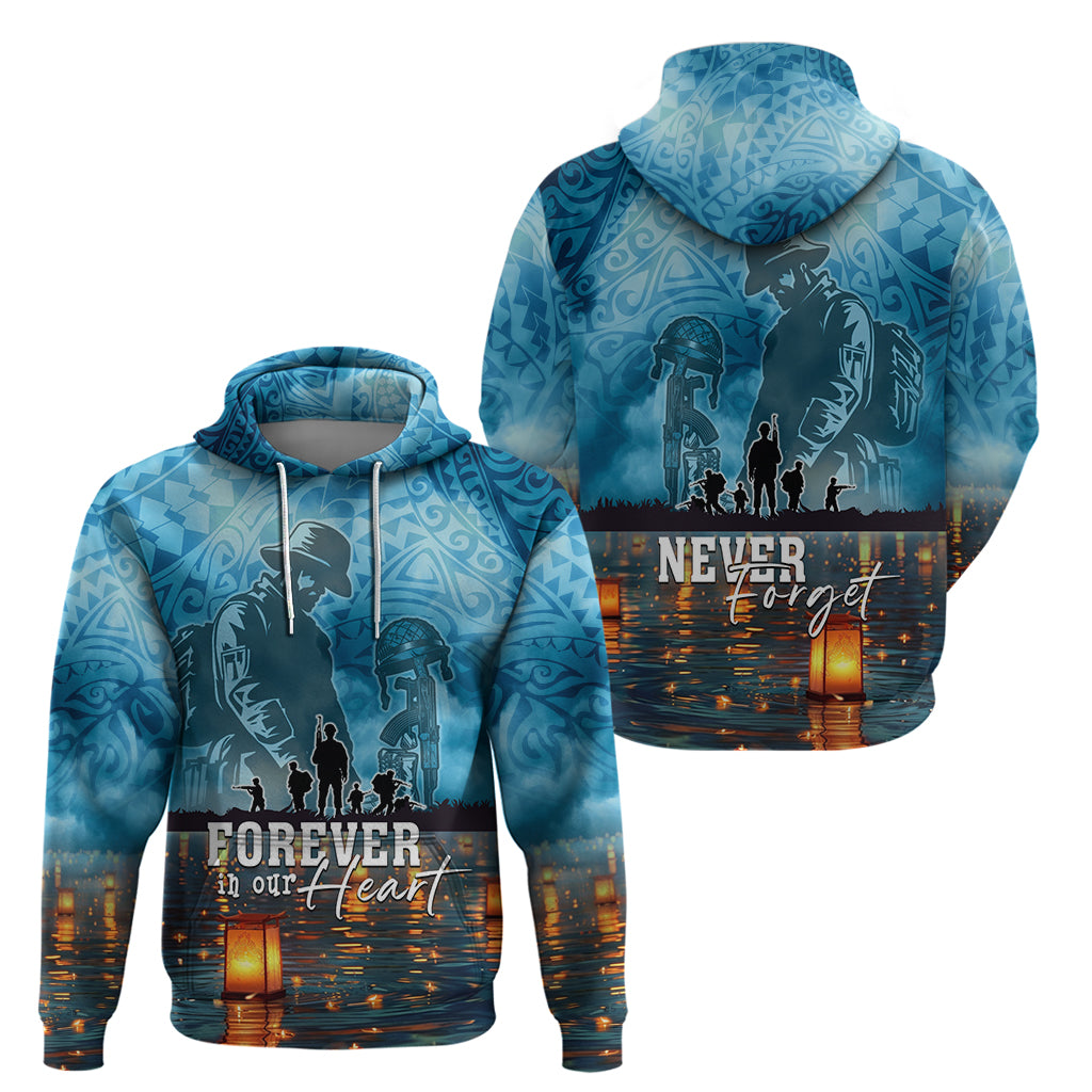 Hawaii Memorial Day Lantern Floating Hoodie Always In Our Hearts