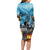 Hawaii Memorial Day Lantern Floating Long Sleeve Bodycon Dress Always In Our Hearts