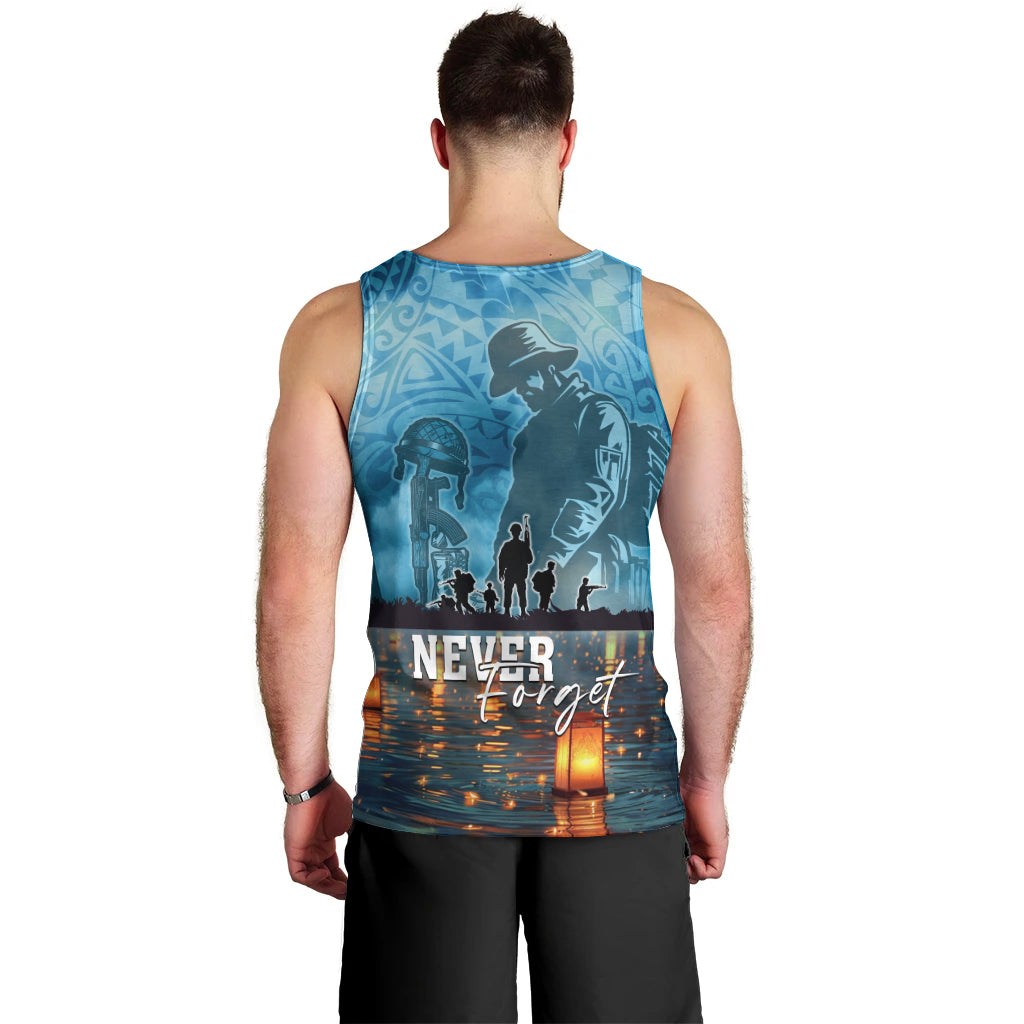 Hawaii Memorial Day Lantern Floating Men Tank Top Always In Our Hearts LT05 - Polynesian Pride