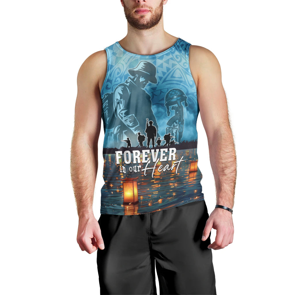 Hawaii Memorial Day Lantern Floating Men Tank Top Always In Our Hearts LT05 - Polynesian Pride