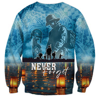 Hawaii Memorial Day Lantern Floating Sweatshirt Always In Our Hearts LT05 - Polynesian Pride
