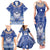 Marshall Islands Jemenei Day Family Matching Tank Maxi Dress and Hawaiian Shirt Polynesian Tribal Tattoo Seashell Necklace